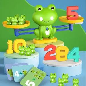 넘버블럭 밸런스 보드게임 개구리+저울+숫자 B1245