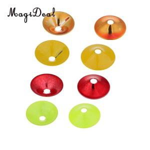 12개 낚시 디스크 파리 재료 다채로운 튜브