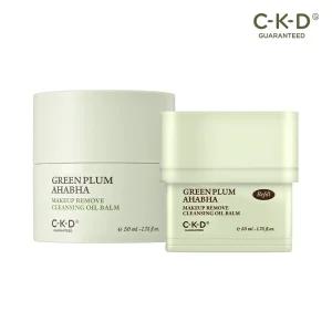 CKD 청매실 AHA BHA 메이크업제로 갈아쓰는 클렌징 오일밤 50g+리필 50g 세트