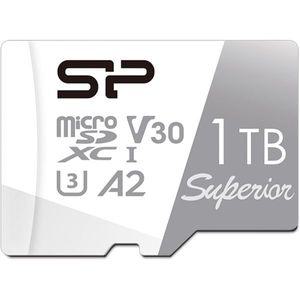 실리콘파워 1TB Superior Micro SDXC UHS-I U3 V30 4K A2 닌텐도스위치 스팀덱 고속 MicroSD 카드어댑터 포