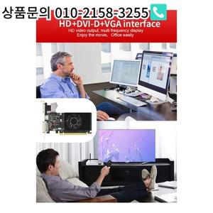 1개 625 MHZ 1066 64비트 40 Nm 6핀 1920X1080 비디오 카드 - 호환 DVI-D VGA 검정색