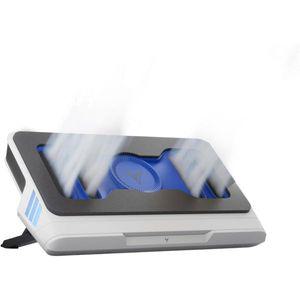 Flydigi BS1 노트북 쿨링 패드 최대 3000RPM 이중 소음 감소 지능형 온도 제어 3각도 조절 RGB