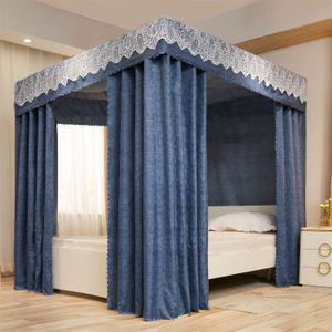 침대 사각 텐트 겨울 1인용 난방 원터치 패브릭