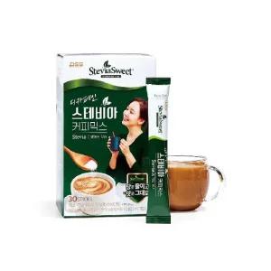 펄세스 스테비아 커피믹스 디카페인 5박스(총 150포)