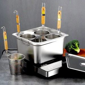 사각 해면 냄비 오뎅 온면기 32cm 가정용 웍 뚜껑 면통 떡볶이판 2500W