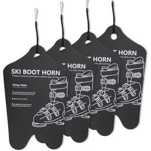 고스노르 4pcs 부츠 슈 혼, 8.5x13인치 스키 및 스노보드 드로스트링 컷테이블 장비 슈혼, 모든 연령대를 위한 액세서리 헬퍼 증정