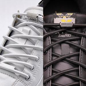 메인리 무매듭 고탄력 클립 퀵스트랩 신발끈 운동화끈 2켤레