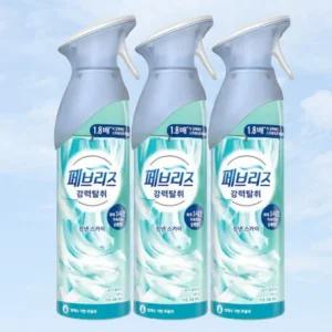 [페브리즈] 페브리즈 에어 공기탈 취제 린넨 스카이 165g, 3개