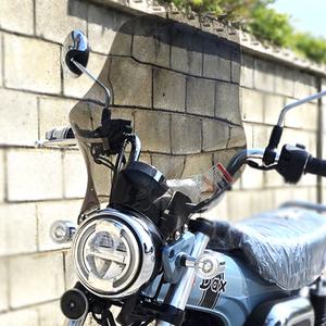 혼다 닥스 DAX125 윈드스크린 닥스125 윈도우 튜닝용품 바람막이 숏 스모그 DAX 윈도우 가로38cmX세로43cm