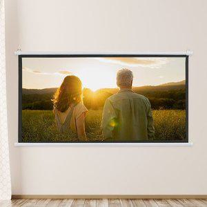 고품질 투사 스크린 프로젝터 스크린 60형 족자형스크린 걸이형스크린 가정용빔스크린 (WFHXMFF)