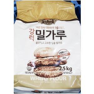 [S28W9Z1]식당 식자재 분식 백설 강력밀가루 2.5Kg