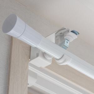 못 없이설치 안뚫어고리 무타공 브라켓 커튼 봉 걸이 2개