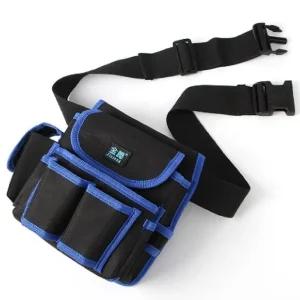 공구 벨트 공구 가방 작업 벨트 공구 주머니 블루/보관 안전 캐리어 도배 도구 멀티 밸트 클립 전동 볼트