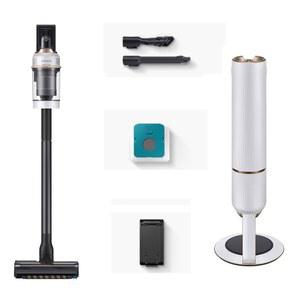 제트 무선 스틱 진공 청소기(클린 스테이션 ), 카펫, 하드우드, 타일, 5겹 필터, 경량, VS20A9580VW/AA, 2023, 미스티 화이트용 강력한 멀티 표면 바닥 청소기