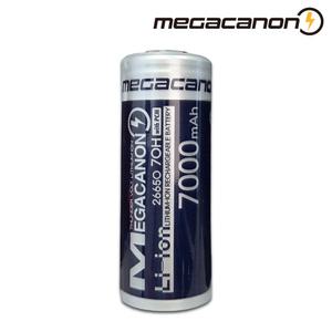 메가캐논 26650배터리 리튬 이온 충전지 대용량 7000mAh 13A 충전건전지