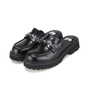 [BABARA](의정부점)소가죽 4cm여성 블로퍼BBI139BK