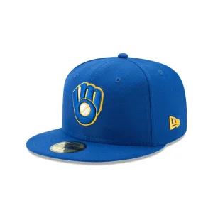 [관부가세포함] [70361064] New Era Men 정품 MLB 밀워키 브루어스 Alt 2017 모자