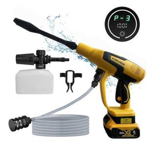 KYS 고압 세차기 30000RPM 가정용 정원 페인팅 머신건 (디월트 20V 배터리용 무선 세차건)