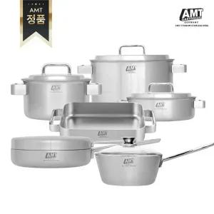 독일 AMT 316Ti 스테인리스스틸 편수 양수 냄비 파티웍 전골 곰솥 소테팬 모음전