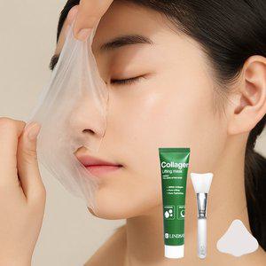[린제이] 콜라겐 리프팅 랩핑 마스크 결광팩+팩브러쉬+린제이 피지연화제+코팩시트20매