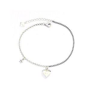 고품질 925순은팔찌 별빛에 사랑을담아 하프체인팔찌B218 925실버팔찌 여성팔찌실버 (WFGIE3C)