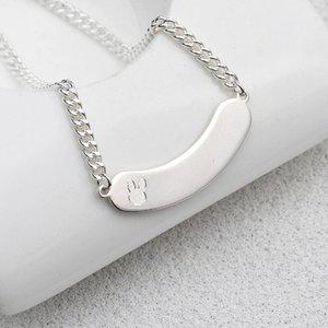 [애슬릿] 키즈 목걸이 실버 은 925 어린이 토끼 체인 돌 선물