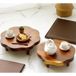 LL 티테이블 좌탁 차탁 연화반 통원목