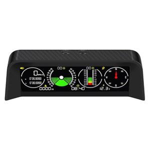 오프로드 주행용 자동차 경사계 디지털 GPS 속도계 HUD, 다기능 헤드업 디스플레이, 피치 앤 롤 각도/경사계/레벨 틸트 게이지