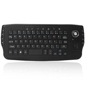 온애이 SU DOG E30 4GHZ WI LESS KEYBOARD WITH TRA BALL MOUSE SCROLL WH TE FOR ANDROID TV BOX SMART PC NOTEBOOK BLA