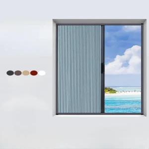 접이식 자바라 도어 슬라이딩 커튼형 방풍 창문 문
