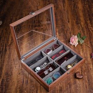 원목 안경보관함 수납 서랍형 정리 진열장 안경집 안경 대용량