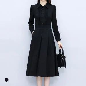 클라셰 엘레강스플리츠미디원피스_B5S0353