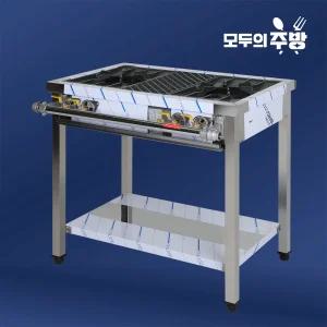 업소용 가스렌지 900 2구렌지 일반버너 LPG LNG 간택기 화구 영업용