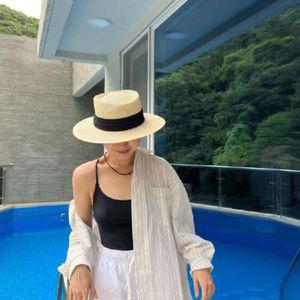 여름 모자 휴가 라탄 햇빛가리개 밀짚 바캉스