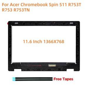 Acer Chromebo Spin 511 R753T HD 1366X768 노트북 LCD 터치 스크린 어셈블리  11.6 인치 디스플레이 교체