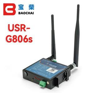 USR-G806s-EAU 4G 산업용 LTE 셀룰러 VPN 라우터 RS485 직렬 포트 WAN/LAN이 포함된 오픈 서버