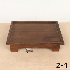 엔틱원목 직트렌사각 찻상 다도상 티테이블(2-1N)