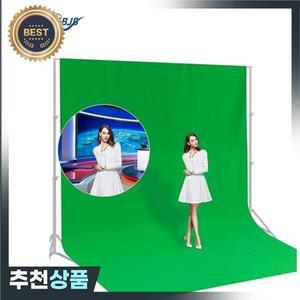 HUANYINGBJB 사진 배경 모슬린 코튼 그린 스크린 크로마 키 패브릭 천으로 스튜디오 비디오 커튼