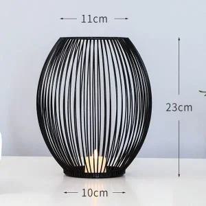 고품질 TC 블랙 철제 캔들 티라이트 홀더 대(L) JCN0197 블랙라지 (WFJ8DFS)