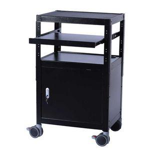 프린트받침대 이동식 선반 PC 파일 본체 거치대 P97