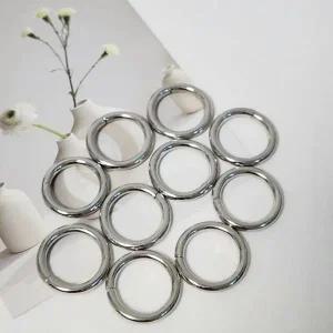ksr 가방부자재 오링 전기도금 연결고리 실버 O링 10개 20mm