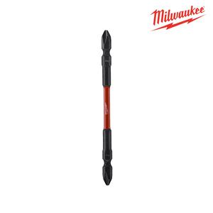 밀워키 십자 양날 토션 드릴비트 전동 임팩 드라이버비트 이중 양용 팁 2x110mm 48-32-4364 10개입