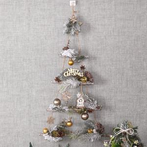 크리스마스 벽트리 나무 LED 비엔나 유칼립 우드 60cm 벽걸이 풀세트 소품 데코