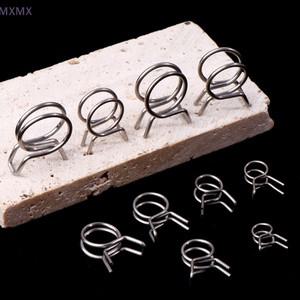 10Pcs 5MM-14MM 호스 클램프 스테인레스 스틸 튜브 스프링 클립 연료 라인 보트 바이크 오토바이 용 씰링