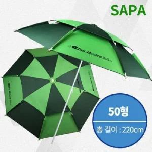 빅헌터 TREE 50형 그린 2층 파라솔