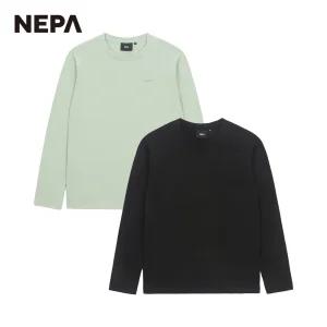 네파 남성 베이직 긴팔 라운드 티셔츠 7K55363