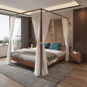 침대캐노피 커튼 공주 프레임 북유럽 인테리어 꾸미기 공주침대 가리개 사각 스위트룸 침실장식