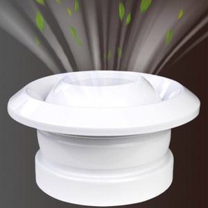 공기 시스템 배출구 밸브 순환 커버, 효율적인 배기 구형 ABS 흐름 환기, 매일 사용