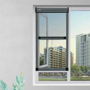 롤방충망 창문 슬라이딩 빌라 복도 알루미늄 창문