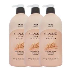 해피바스 정말 순한 바디워시 900g x3